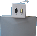 COFRE TOMADA GRANDE COM DUAS TOMADAS OU TOMADA E INTERRUPTOR